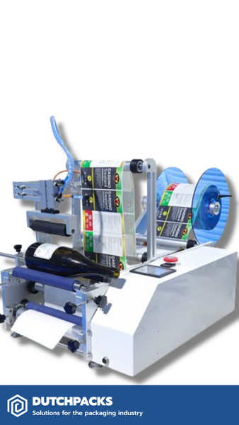 semi-automatic labeling machine for round objects salm-v1 front page