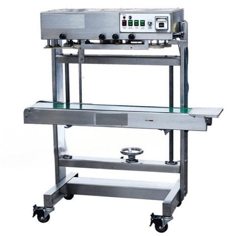 semi-automatic vertical continuous heat sealer chs front